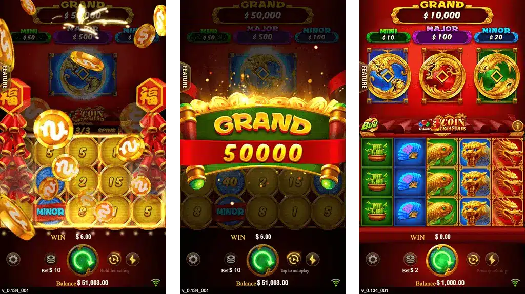3 Coins 101Zyonogames Bonus